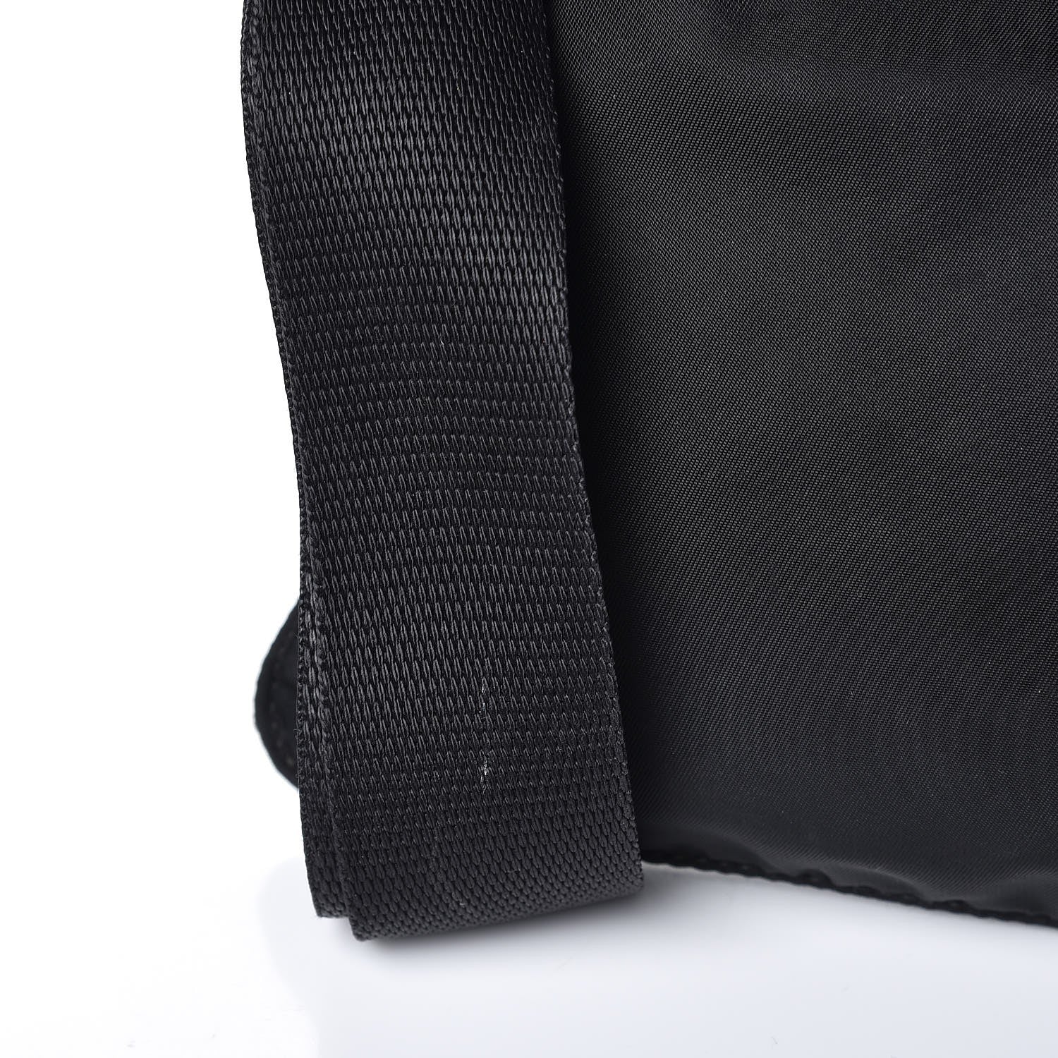 Prada Nylon Small Flat Messenger Bag Black 11 of 14