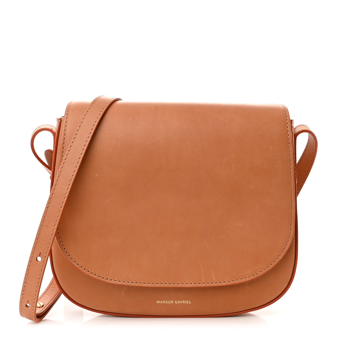 Calfskin Crossbody Bag Cammello