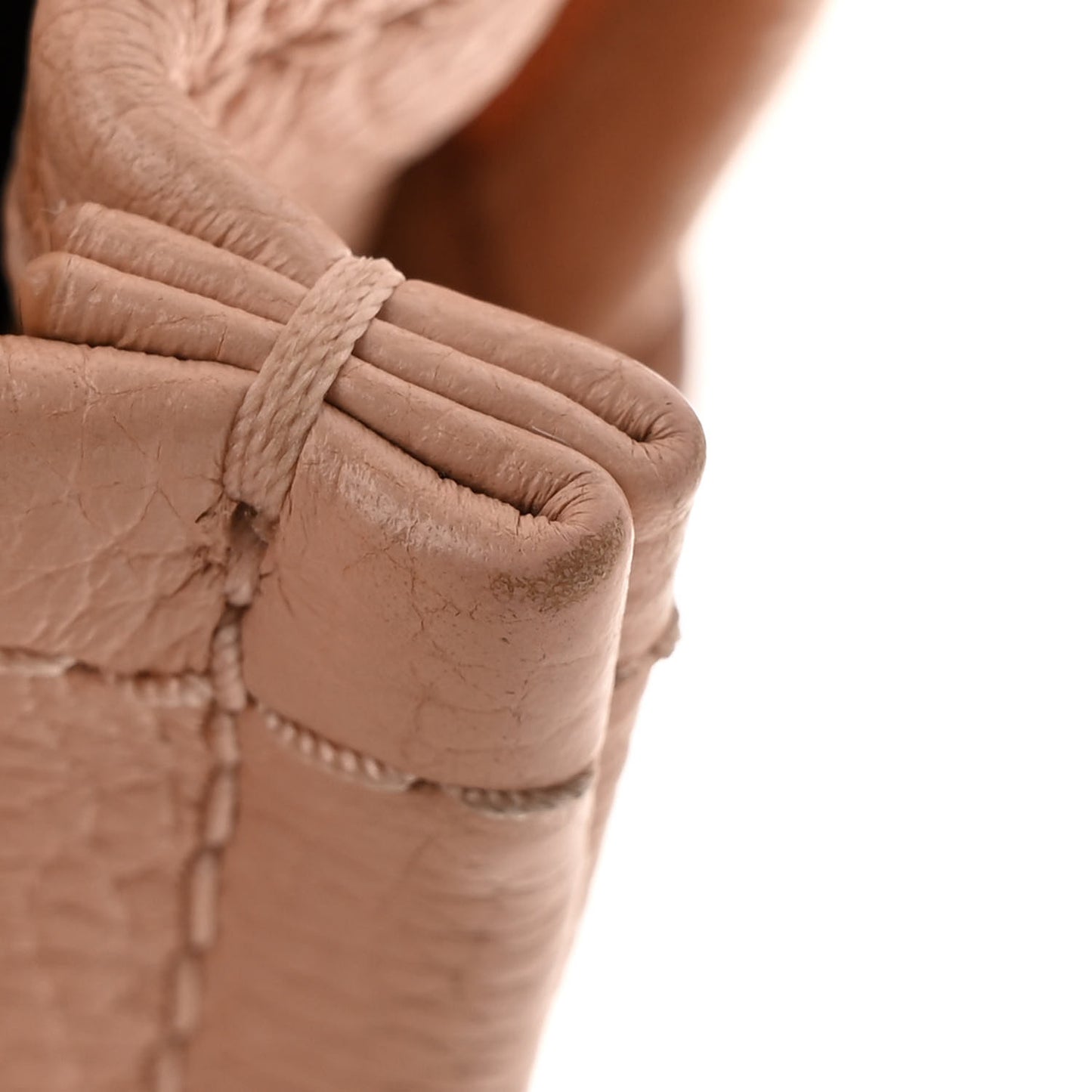 Grained Calfskin Small The Tote Bag Rose Dust