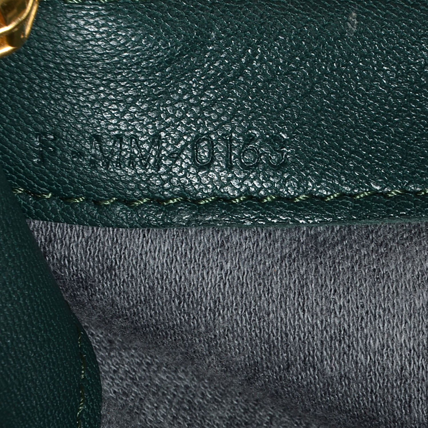 Celine Lambskin Large Trio Crossbody Bag Emerald 7 of 8