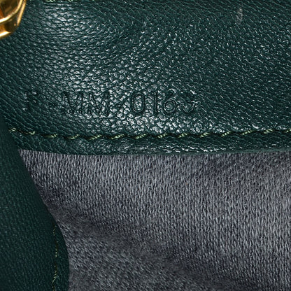 Celine Lambskin Large Trio Crossbody Bag Emerald 7 of 8