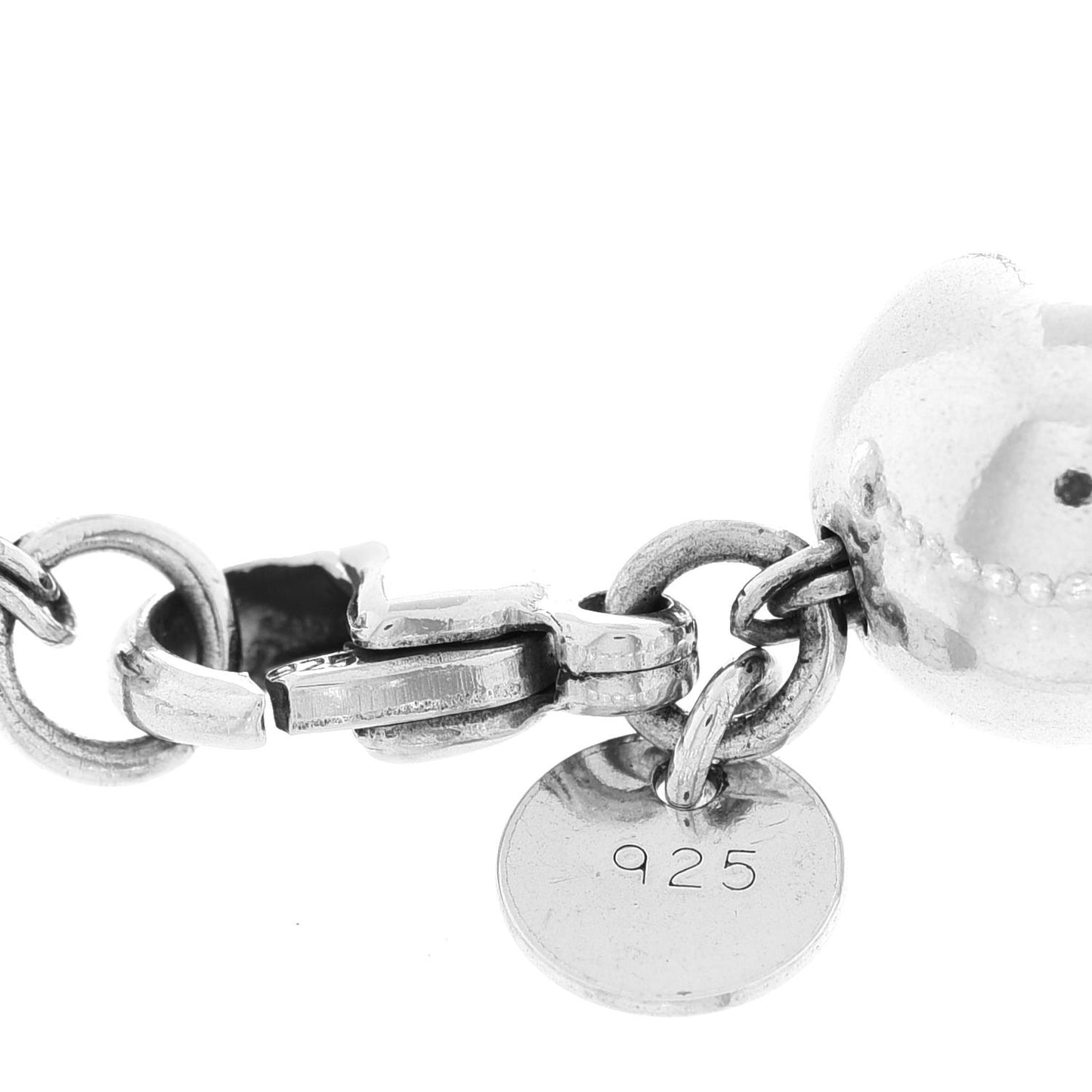 Sterling Silver 10mm HardWear Ball Bracelet