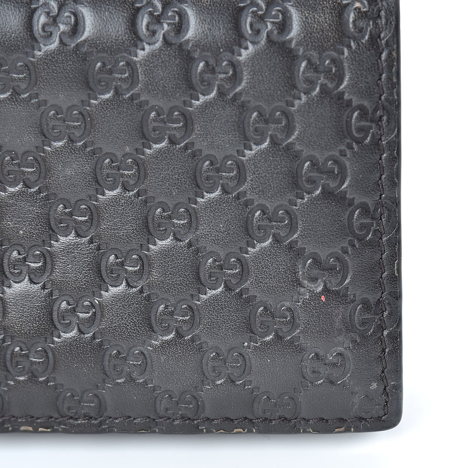 Gucci Microguccissima Card Case Wallet Black 9 of 13