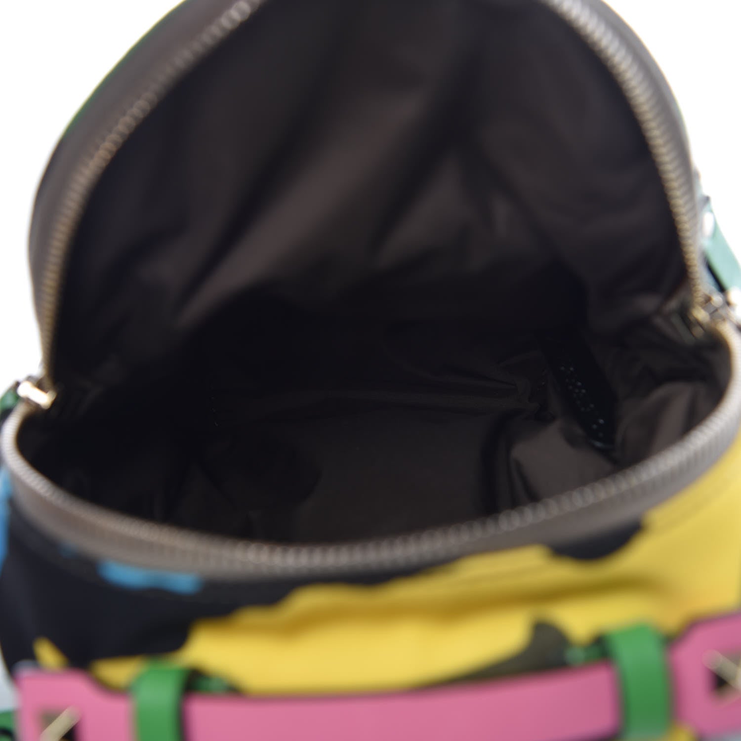 Valentino Garavani Nylon Mini Psychedelic Camouflage Rockstud Backpack Multicolor 5 of 7