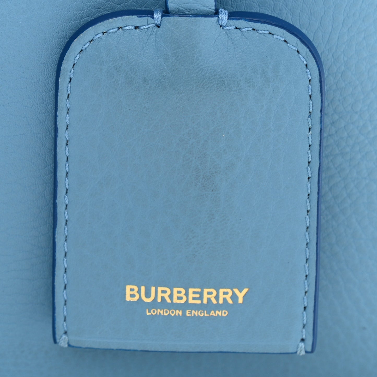 Soft Grain Calfskin Half Cube Bag Blue