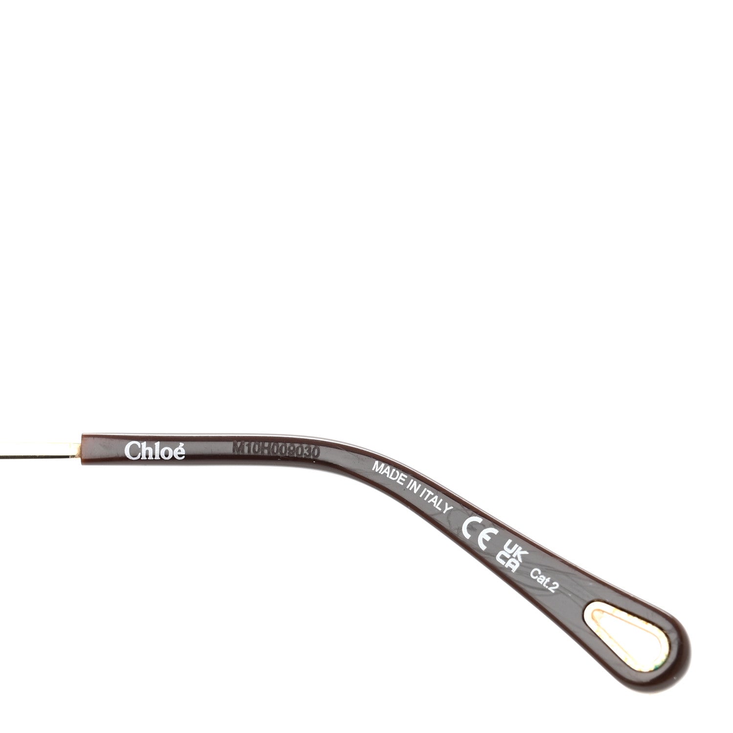 Chloe Metal Oversized Round Sunglasses CH0045S Gold 5 of 7