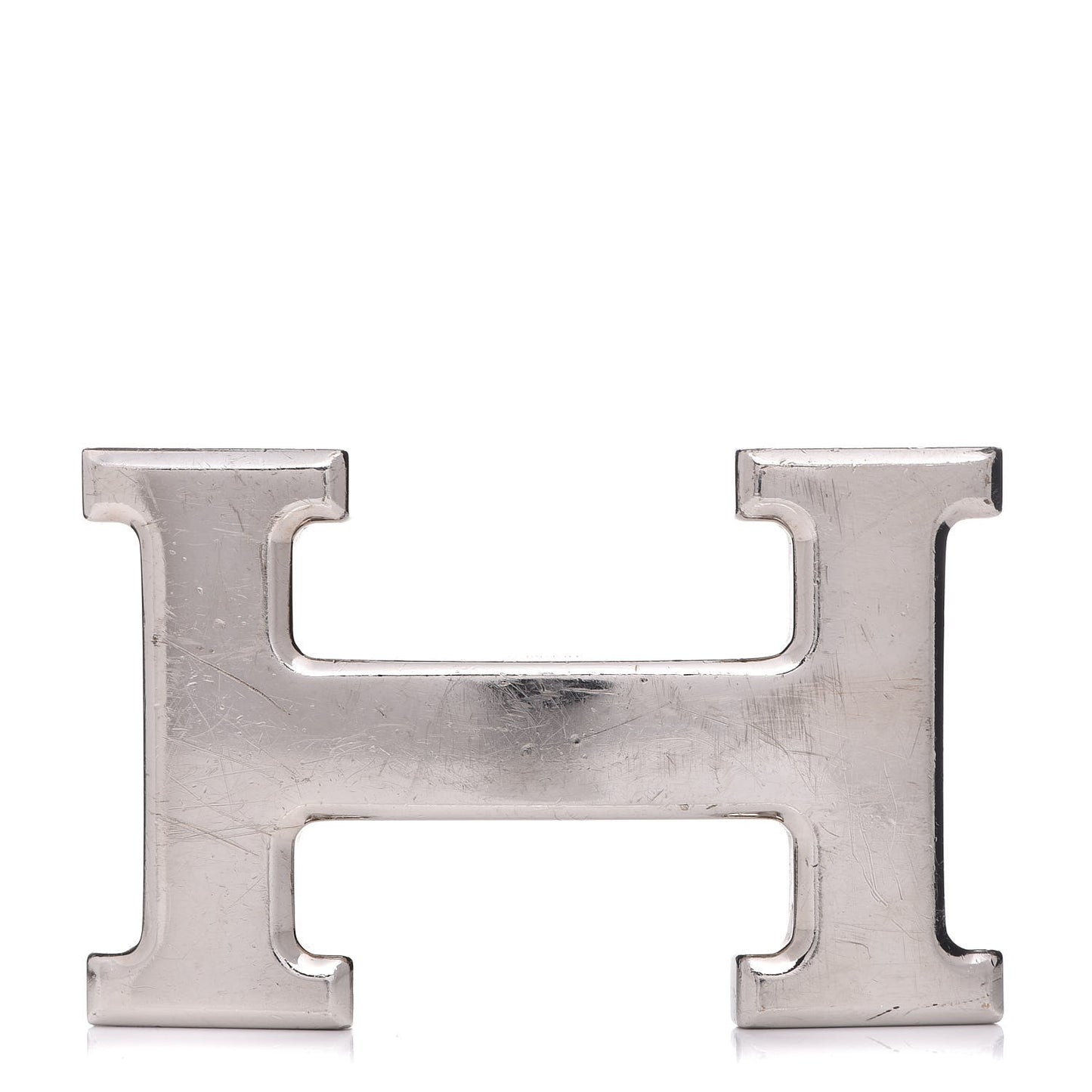 Polished Palladium 32mm H Belt Buckle