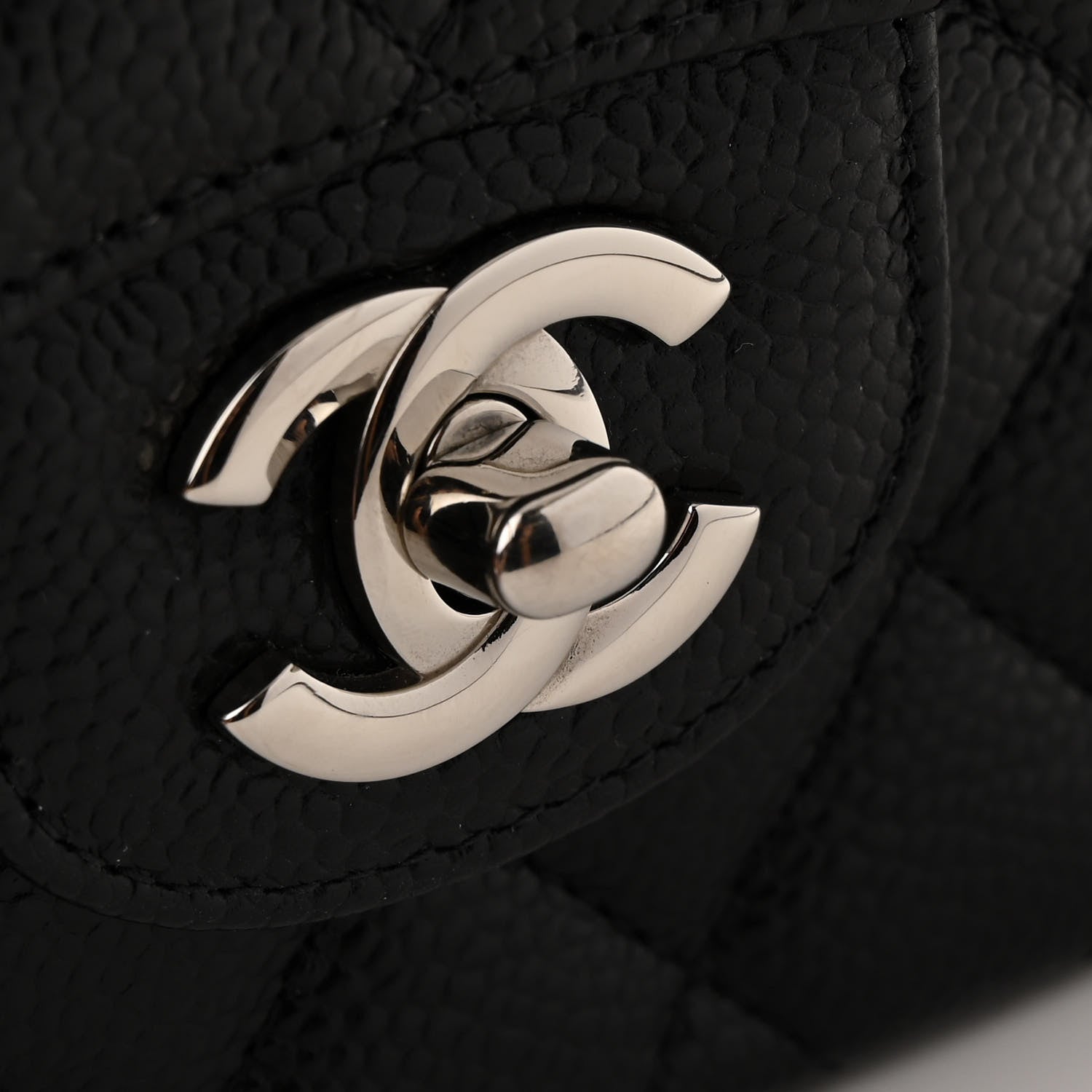 Chanel Caviar Quilted Small Double Flap Black 11 of 12