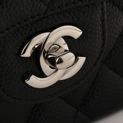Chanel Caviar Quilted Small Double Flap Black 11 of 12