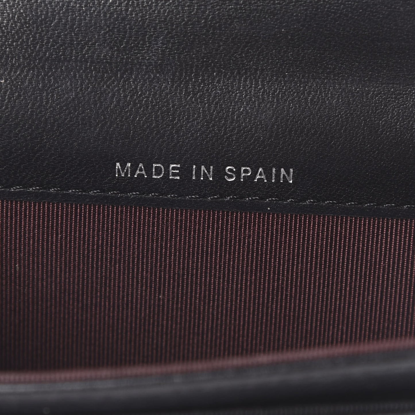 Lambskin Quilted Flap Card Holder Black
