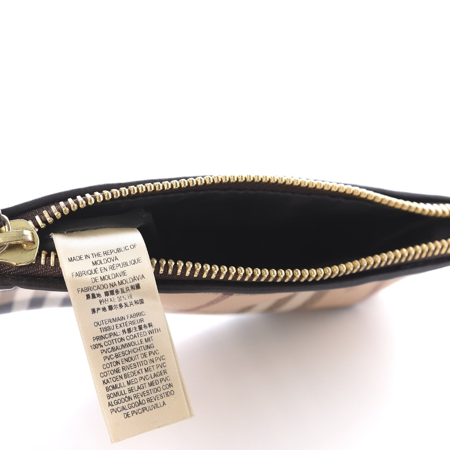 Burberry Haymarket Check Clara Pochette Chocolate 9 of 10