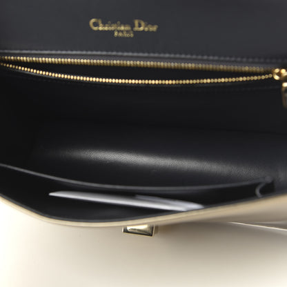 Christian Dior Metallic Patent Micro-Cannage Medium Diorama Flap Bag Gold 5 of 9