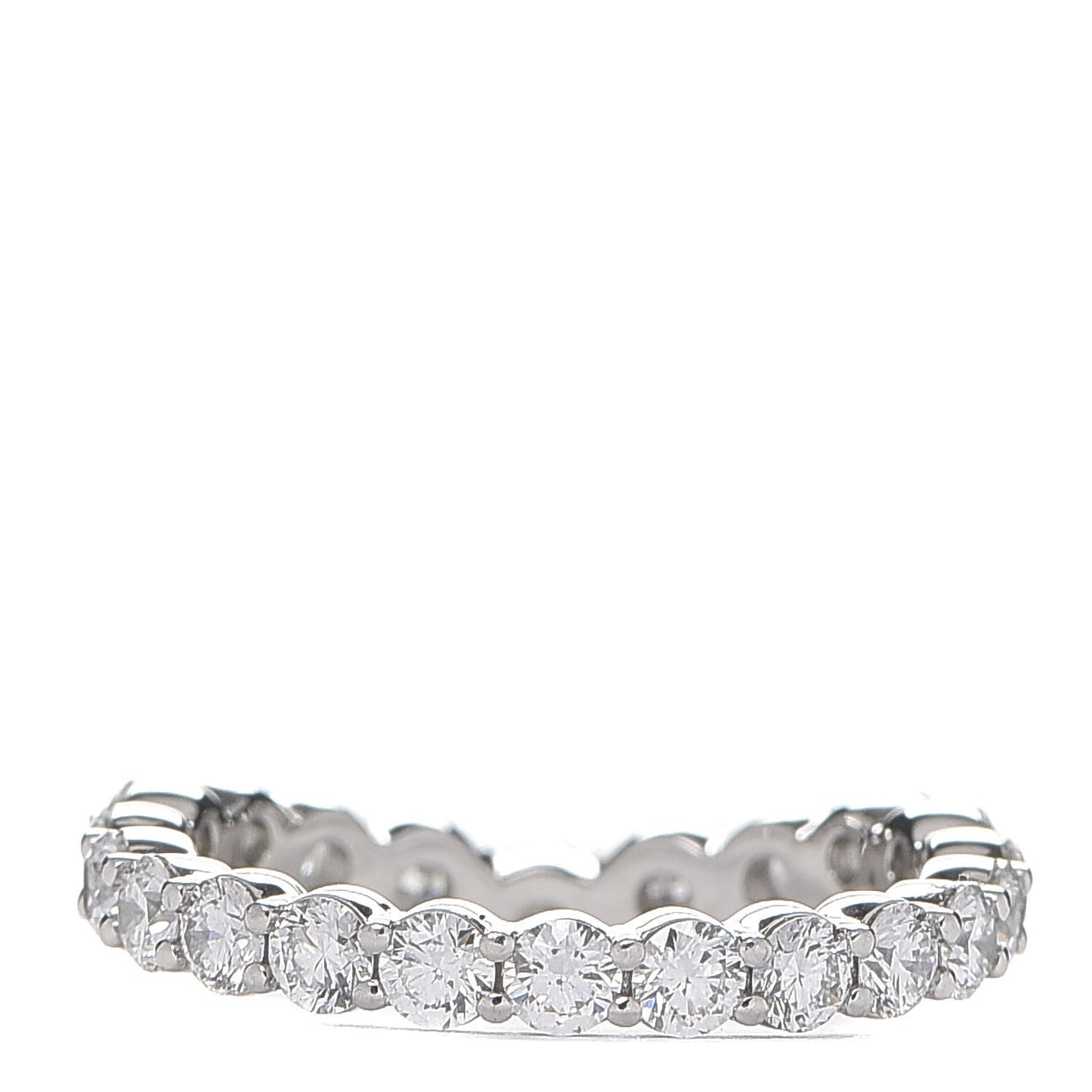 Platinum Diamond V-Shaped Wedding Band Ring 48 4.5