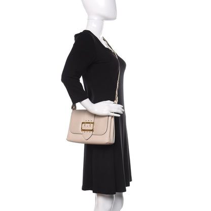 Burberry Soft Grain Calfskin Small Medley Crossbody Limestone 2 of 17