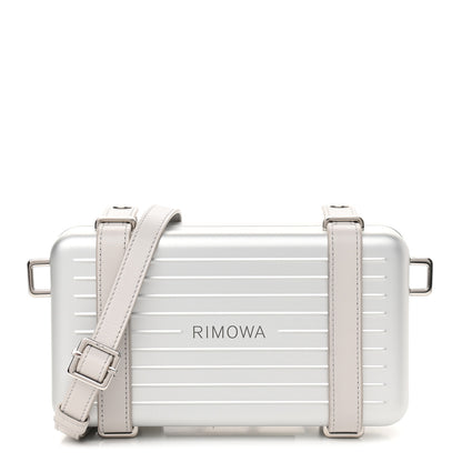 Christian Dior X RIMOWA Aluminum Personal Clutch On Strap Silver 1 of 10