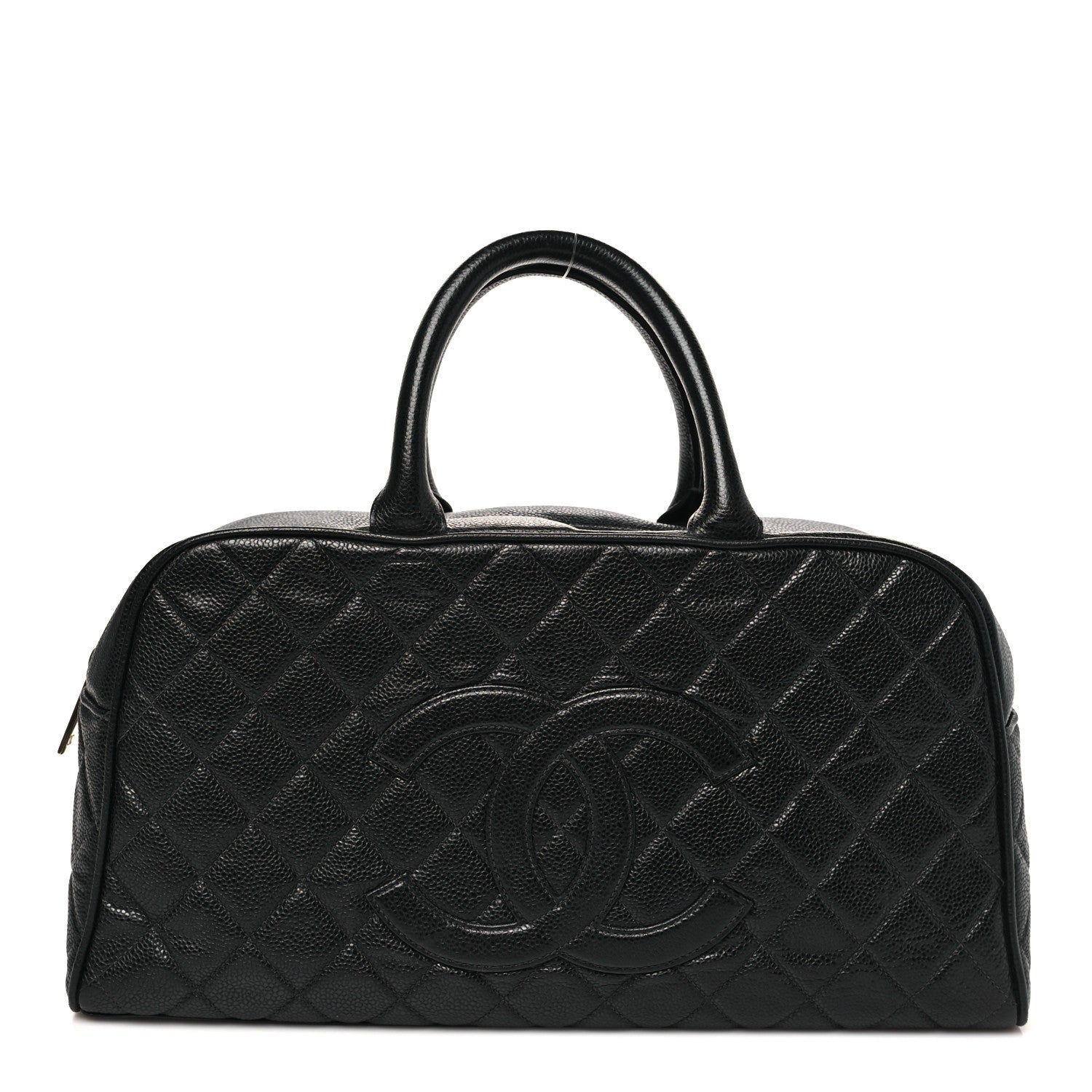 Chanel Caviar Quilted Large Bowler Black 1 of 10