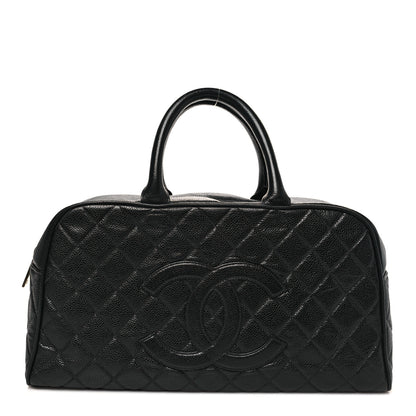 Chanel Caviar Quilted Large Bowler Black 1 of 10
