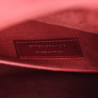 Saint Laurent Calfskin Betty Messenger Red 6 of 10
