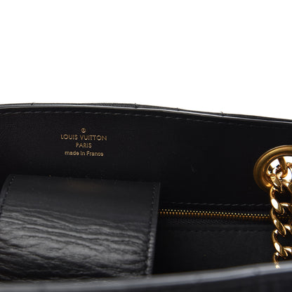 Louis Vuitton Calfskin New Wave Chain Tote Black 6 of 9