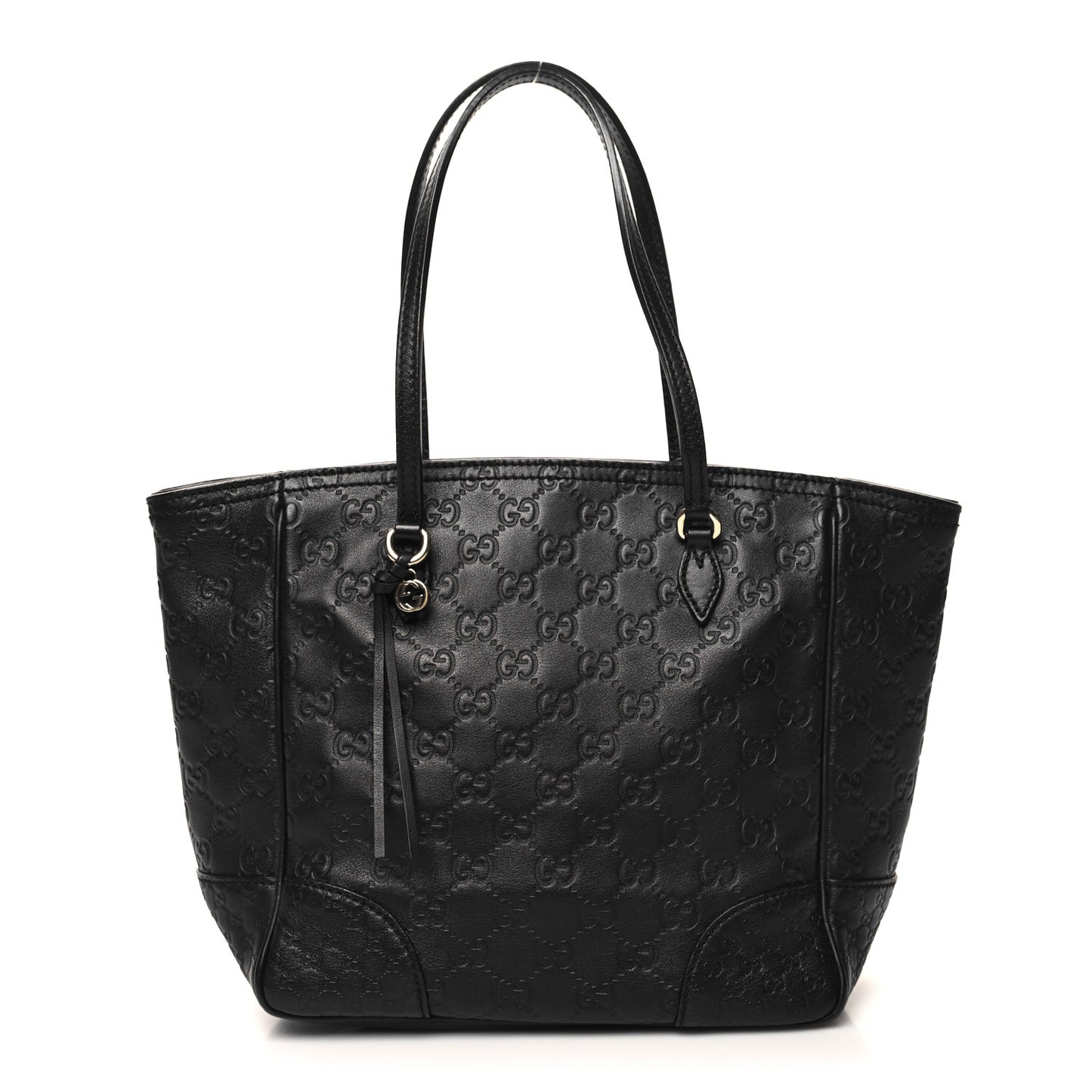 Guccissima Small Bree Zippered Tote Black