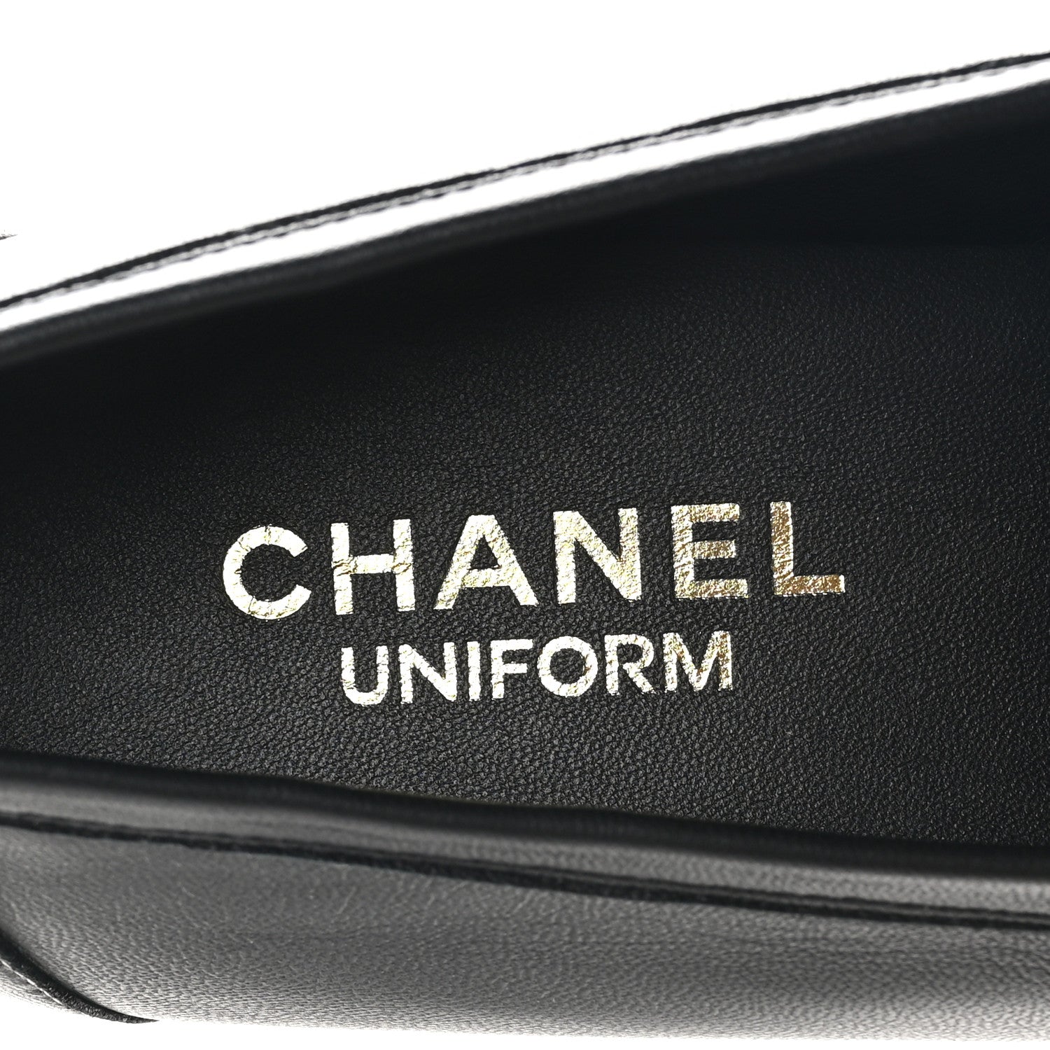 Chanel Lambskin Mens Stitched CC Loafers 42 Black 6 of 11