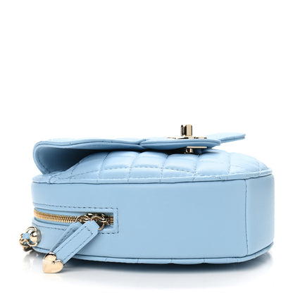 Chanel Lambskin Quilted CC In Love Heart Bag Light Blue 4 of 11