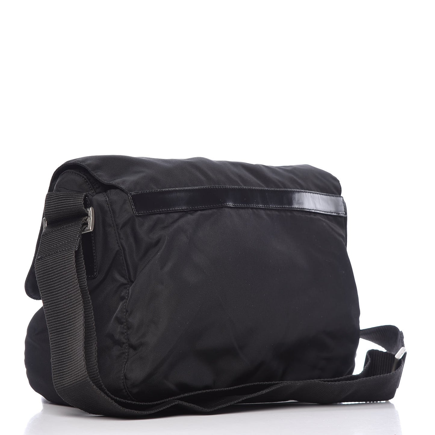 Tessuto Nylon Messenger Bag Black