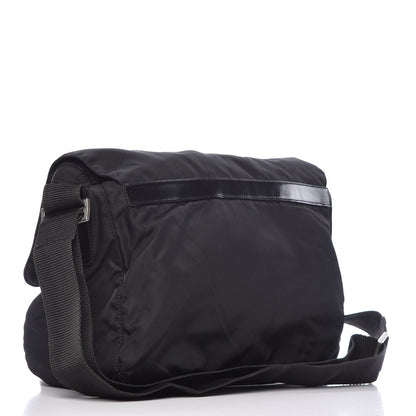 Prada Tessuto Nylon Messenger Bag Black 3 of 10
