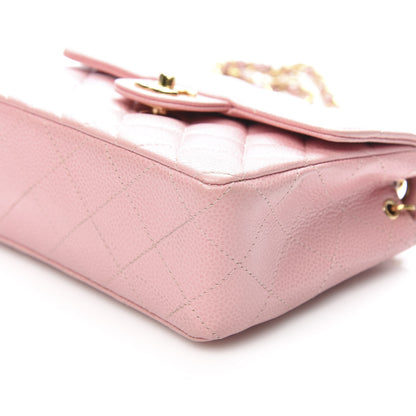 Chanel Caviar Quilted Mini Square Flap Pink 9 of 10