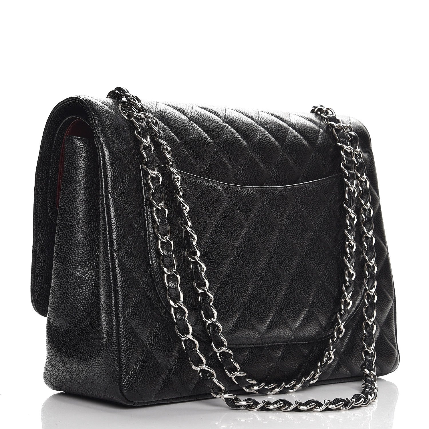 Chanel Caviar Quilted Maxi Double Flap Black 4 of 9