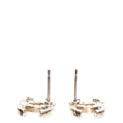 Chanel Studded CC Earrings Gold 3 of 6