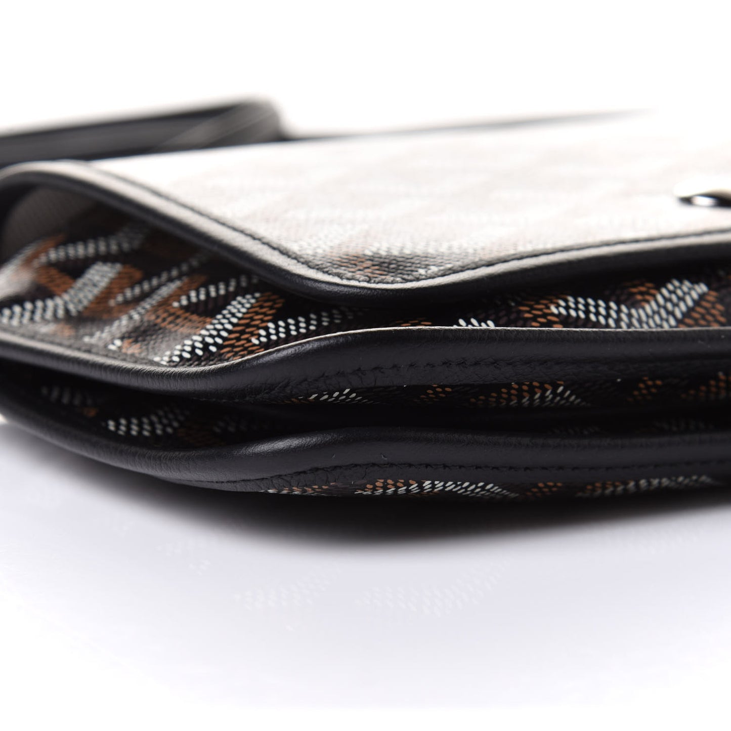 Goyardine Plumet Wallet Clutch Black