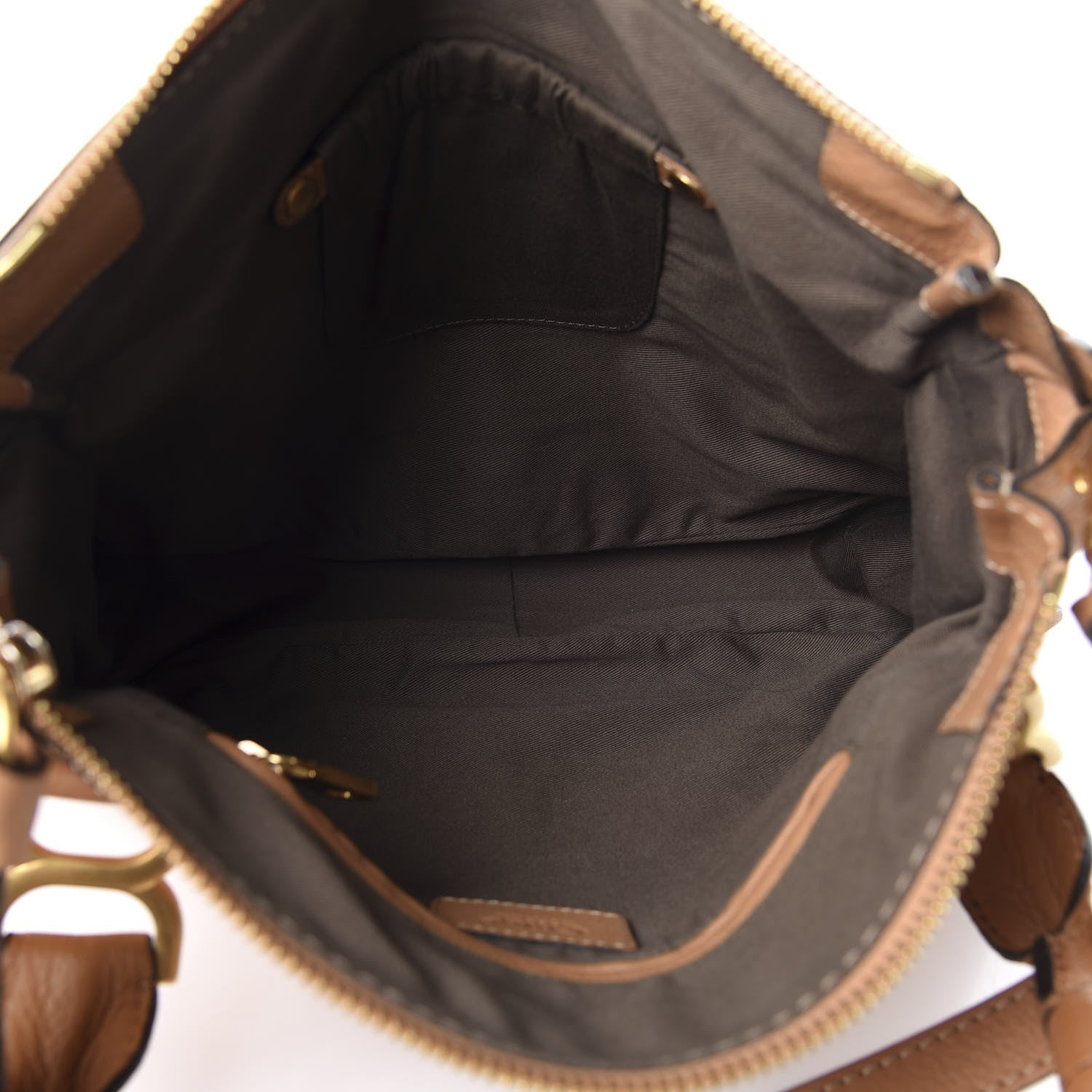 Chloe Calfskin Medium Marcie Satchel Tan 5 of 10