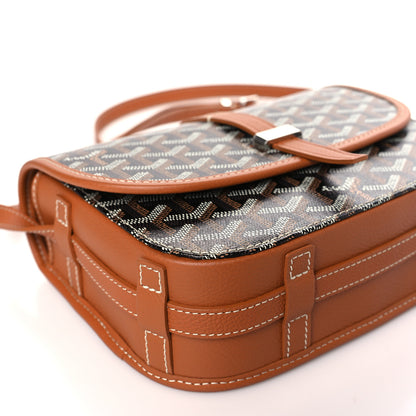 Goyard Goyardine Belvedere II PM Messenger Bag Black Gold 7 of 8