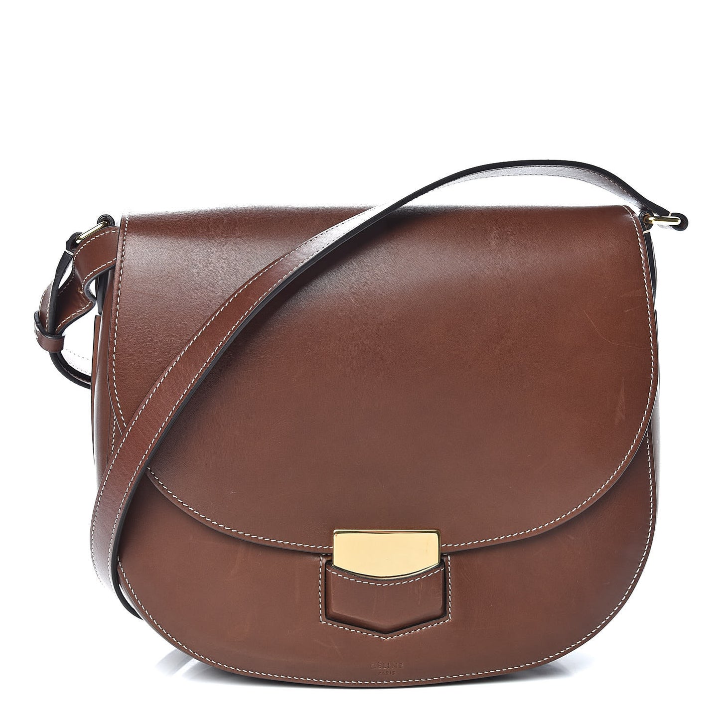 Supersoft Calfskin Medium Trotteur Chestnut