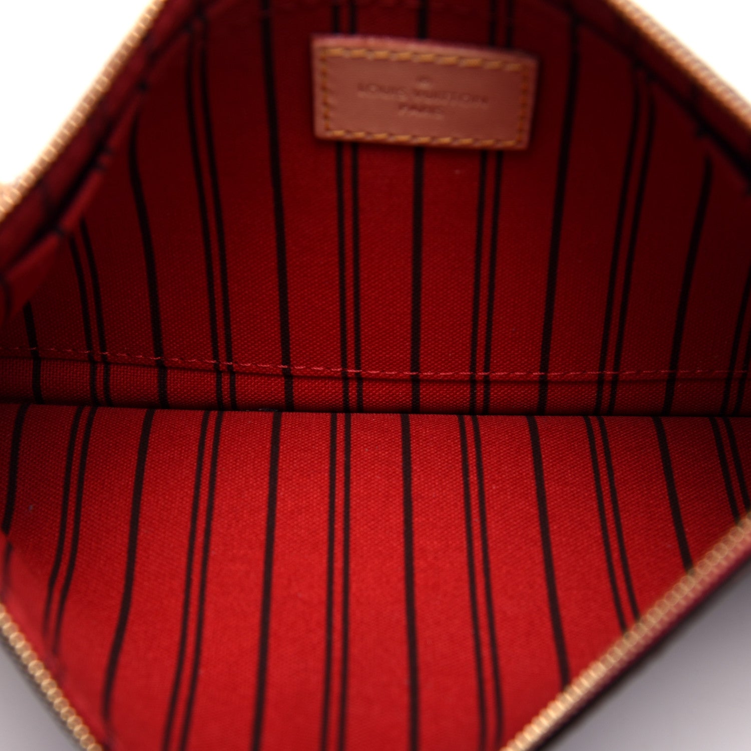 Louis Vuitton Monogram Neverfull MM GM Pochette Cherry 3 of 10