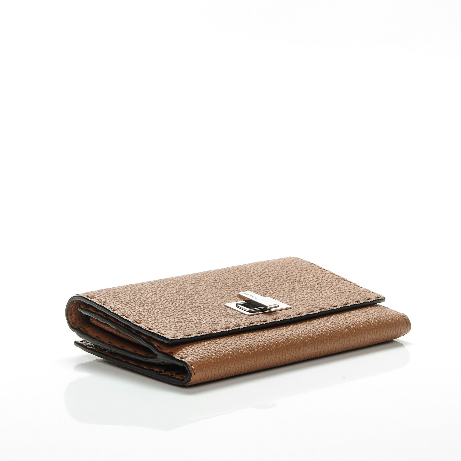 Fendi Cuoio Romano Selleria Peekaboo Continental Wallet Mou 4 of 10