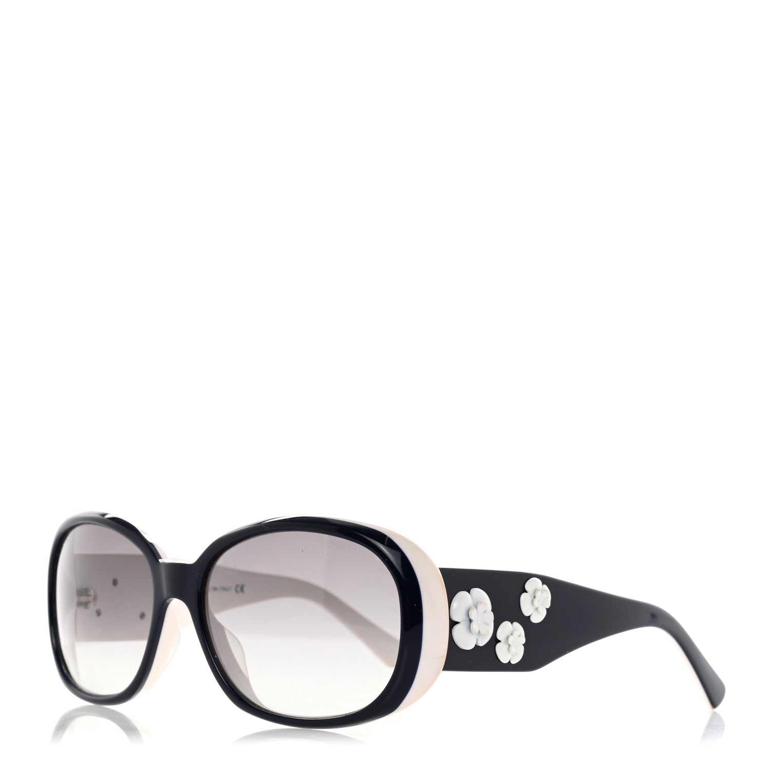 Chanel Camellia CC Sunglasses 5113 Blue White 1 of 9