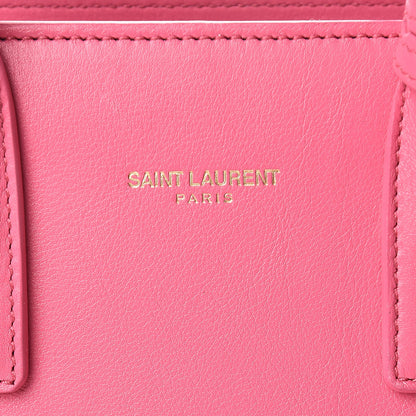 Saint Laurent Calfskin Nano Sac De Jour Lipstick Fuchsia 8 of 11