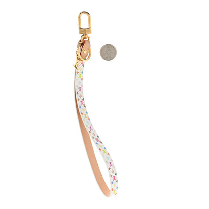 Louis Vuitton LV X TM Monogram Multicolor Dragonne XXL Key Holder White 2 of 6