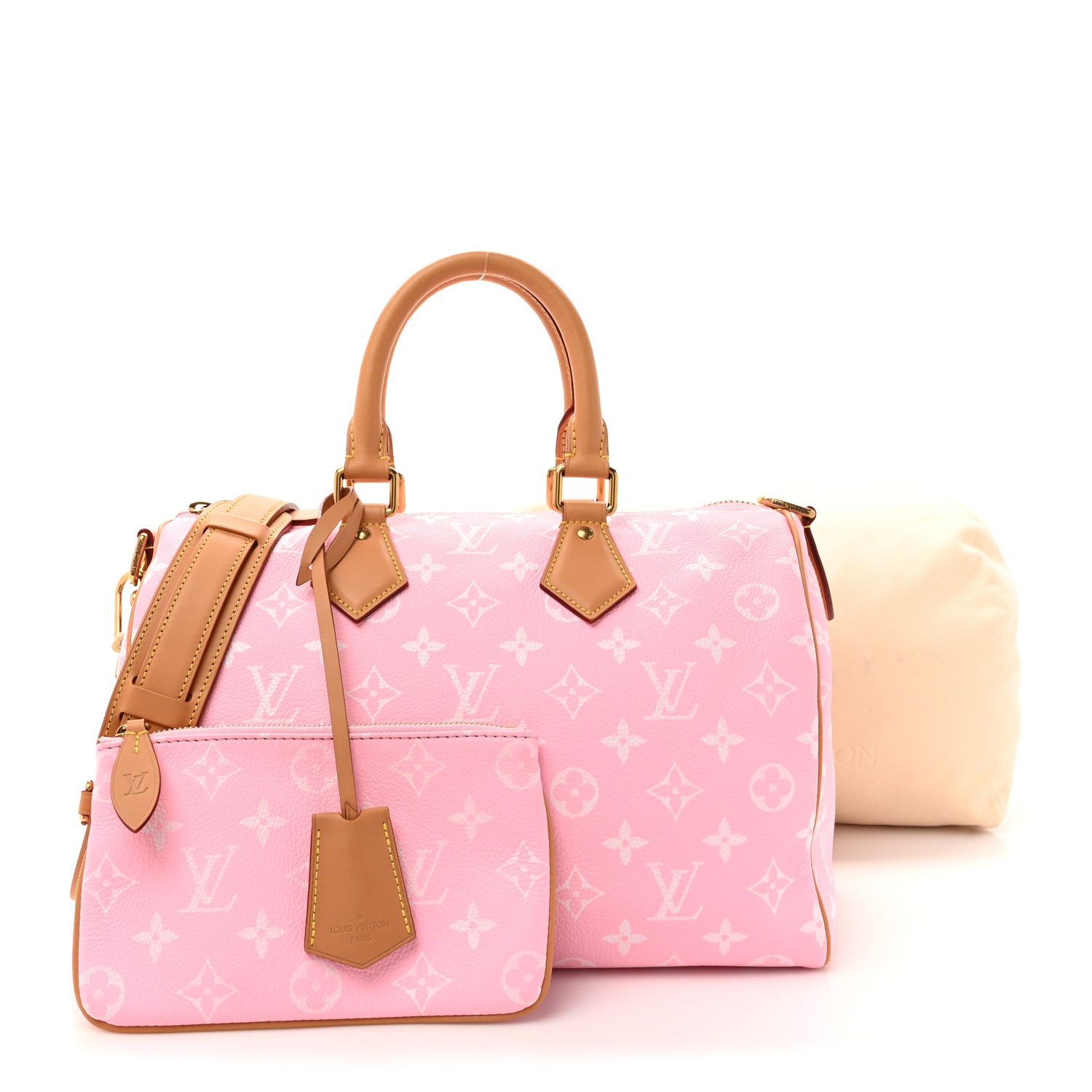 Louis Vuitton Calfskin Monogram Speedy P9 Bandouliere 30 Candy 4 of 12