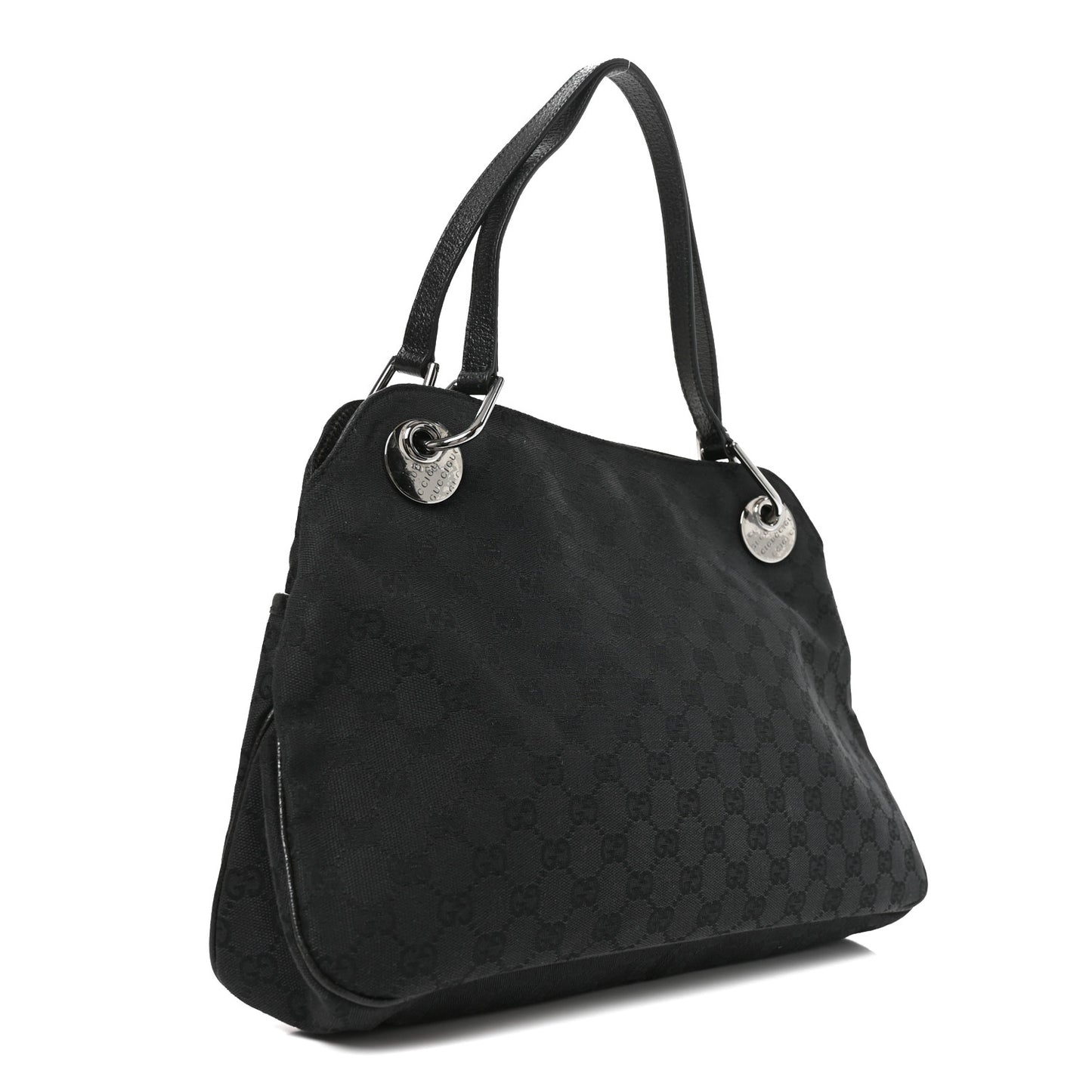 Monogram Medium Eclipse Shoulder Bag Black
