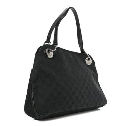 Gucci Monogram Medium Eclipse Shoulder Bag Black 2 of 9