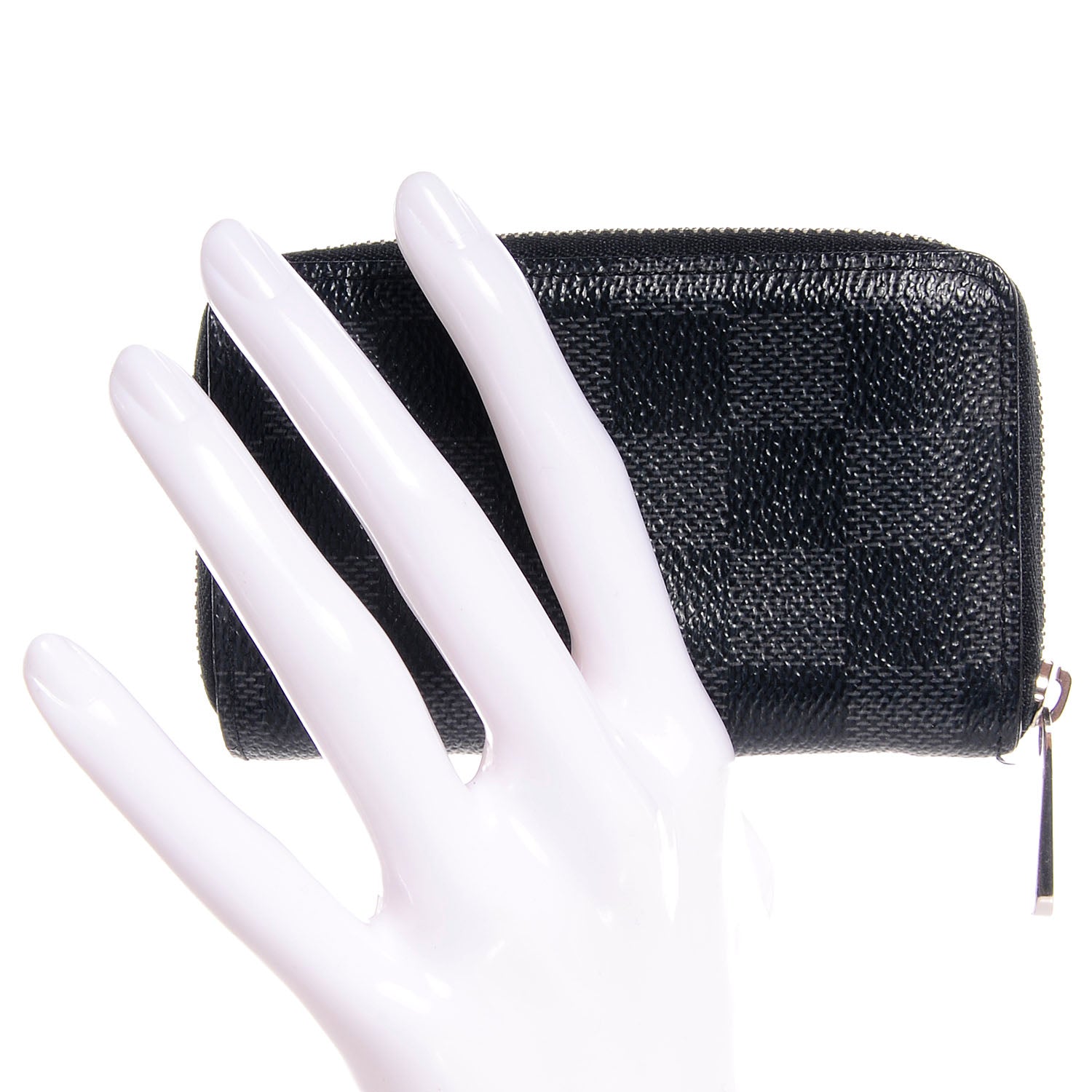 Louis Vuitton Damier Graphite Zippy Coin Purse Vertical 2 of 8