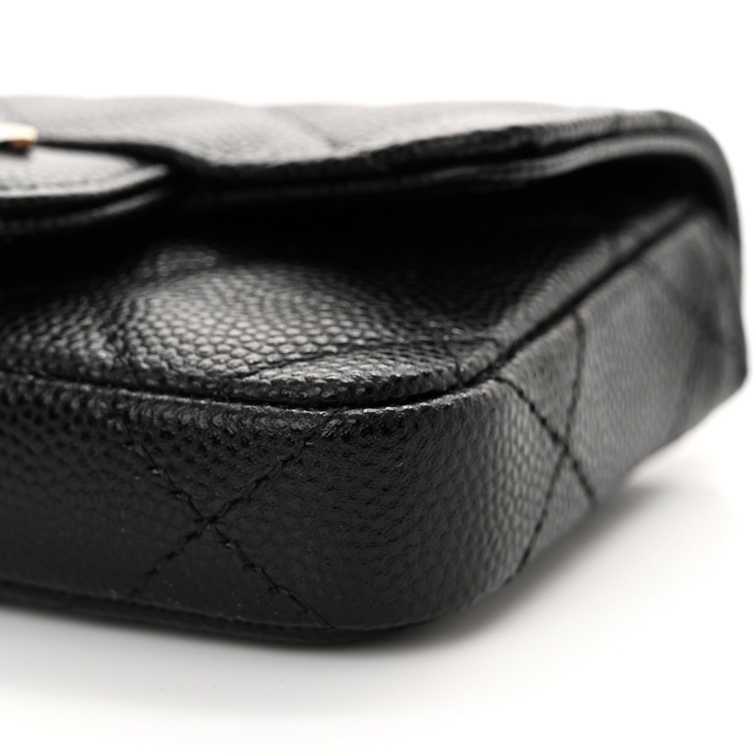Chanel Caviar Quilted Mini Chain Belt Bag Black 11 of 12
