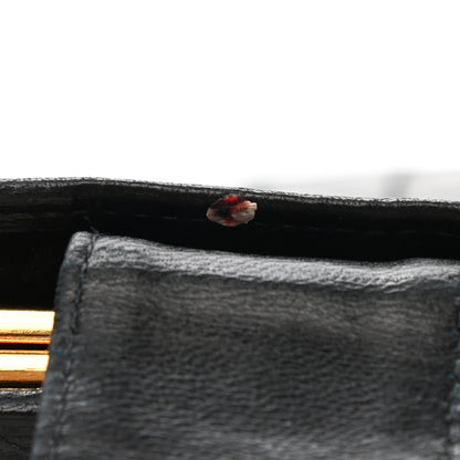 Chanel Lambskin Diamond Stitched French Wallet Black 10 of 11