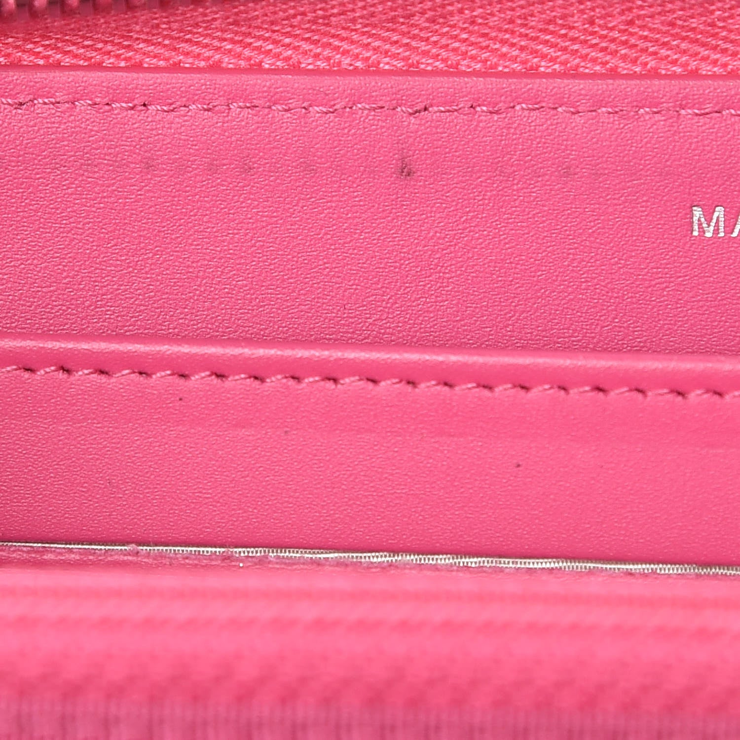 Chanel Caviar Quilted Large Gusset Zip Around Wallet Pink 15 of 16