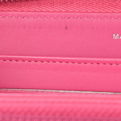 Chanel Caviar Quilted Large Gusset Zip Around Wallet Pink 15 of 16