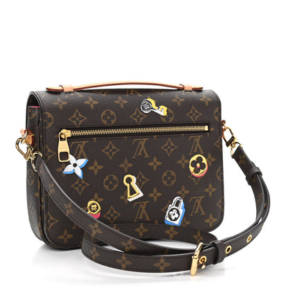 Louis Vuitton Monogram Love Lock Pochette Metis 3 of 9