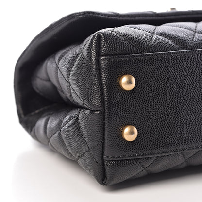 Chanel Caviar Quilted Mini Coco Handle Flap Black 9 of 11